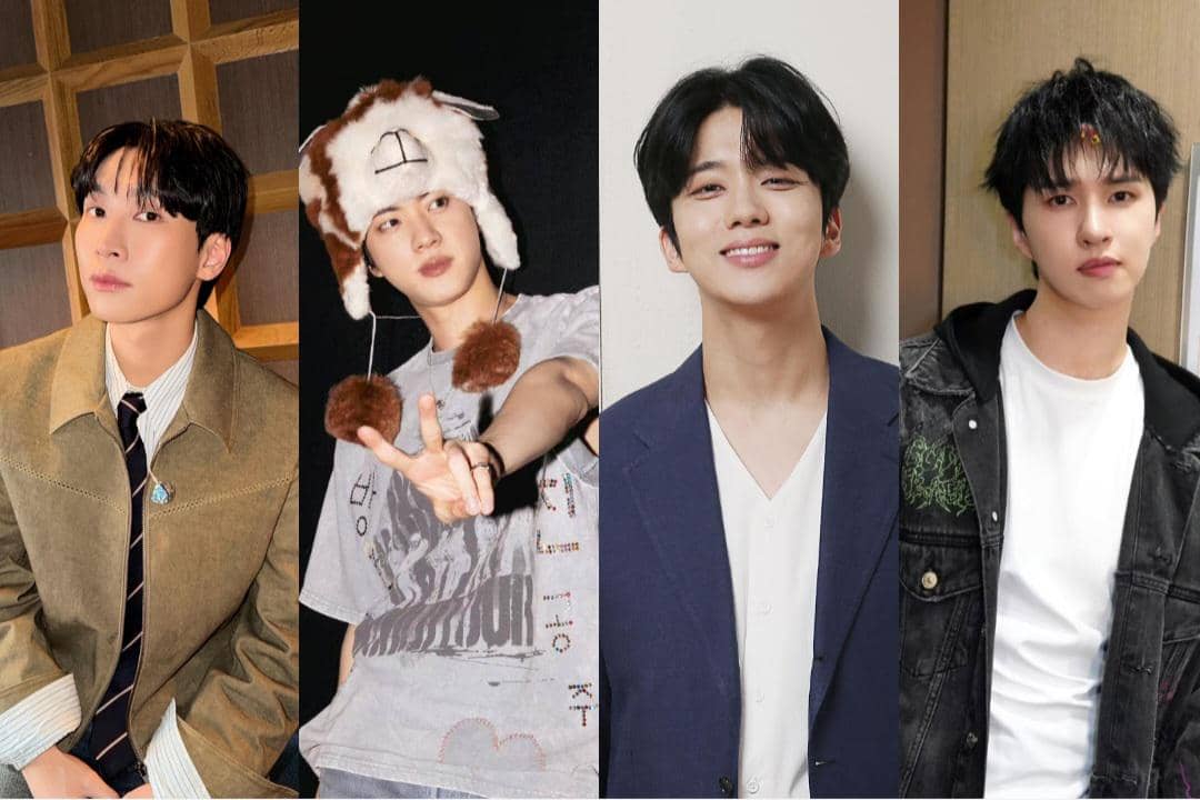 Eunkwang BTOB, Jin BTS, Youngjae B.A.P, dan Ken VIXX