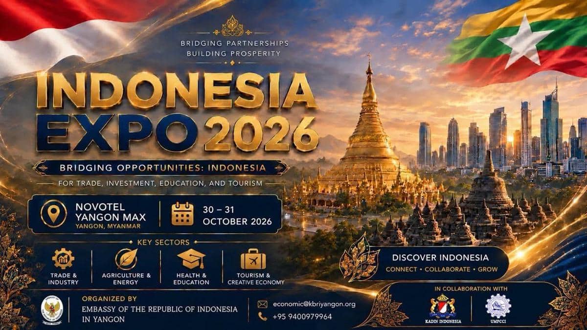 Indonesia Expo 2026 di Myanmar, 39 Perusahaan RI Siap Unjuk Gigi