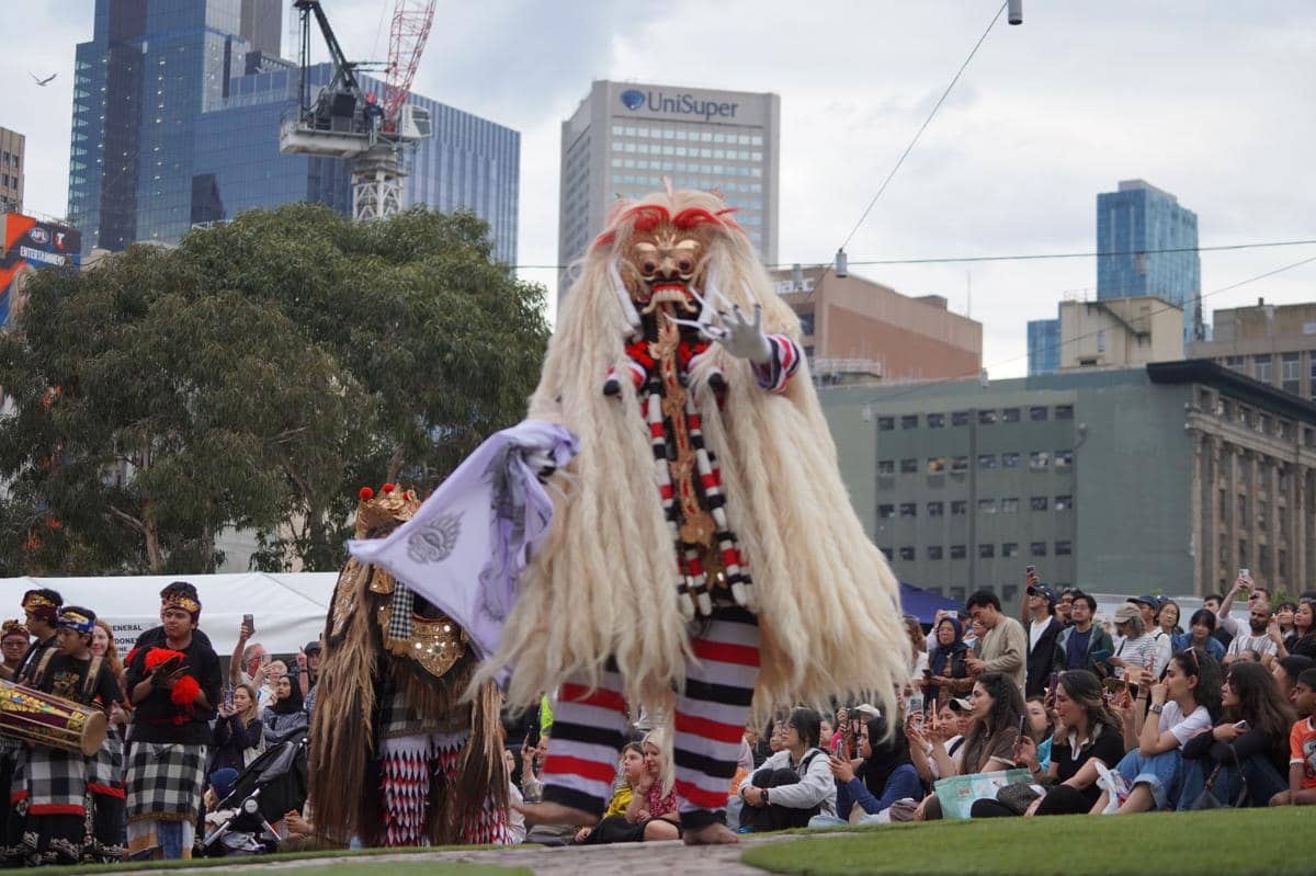 Festival Indonesia 2026 digelar di Federation Square, Melbourne, Australia, Sabtu (24/10/2026). Dok. KJRI Melbourne