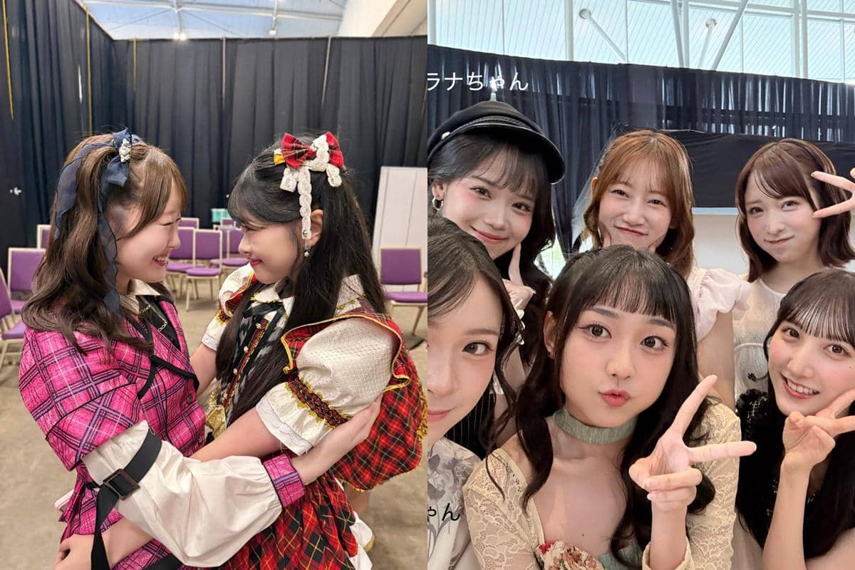 Momen Kebersamaan JKT48 dan AKB48 di Balik MnG Ayo Senyumlah