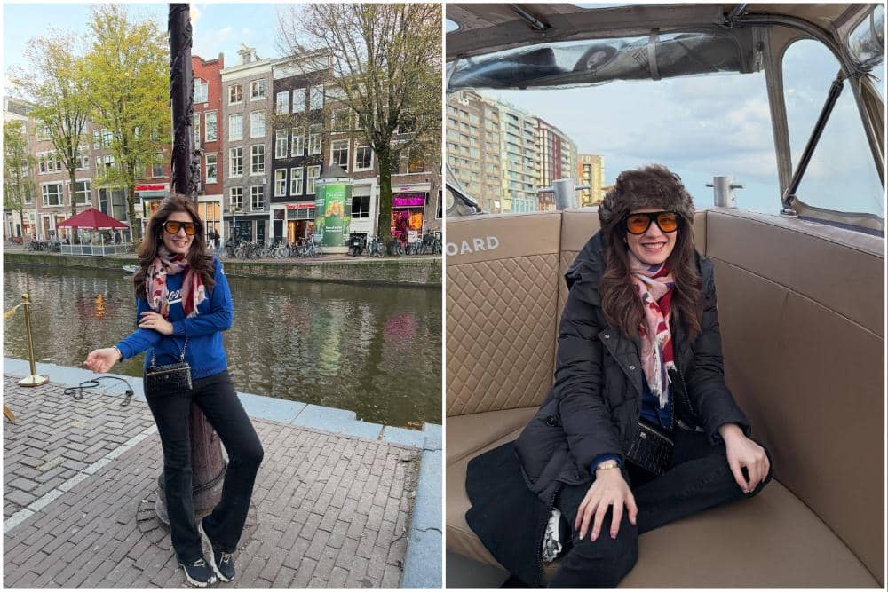 Carissa Puteri Berlibur di Amsterdam, Naik Perahu Keliling Kanal!
