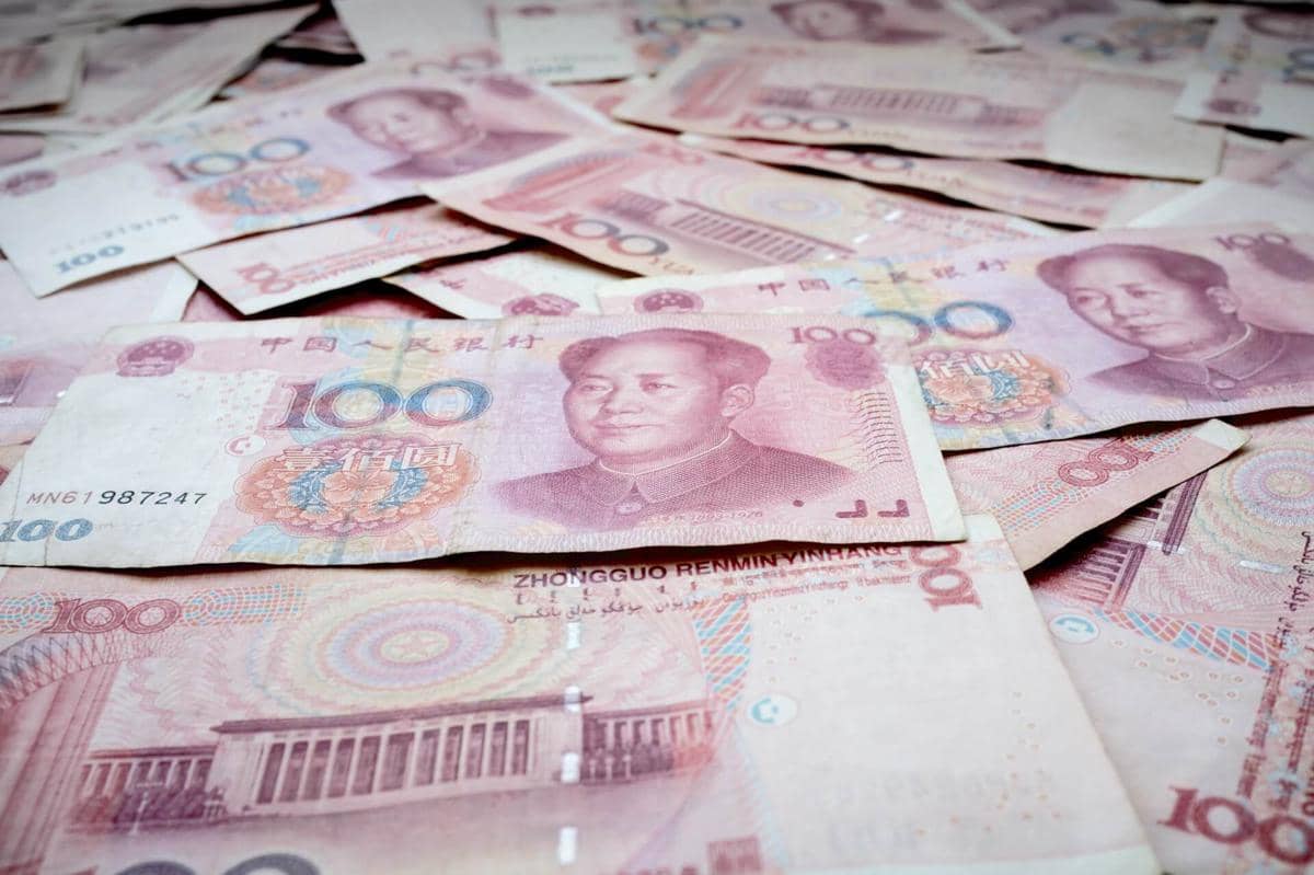 ilustrasi renminbi, yuan, mata uang China