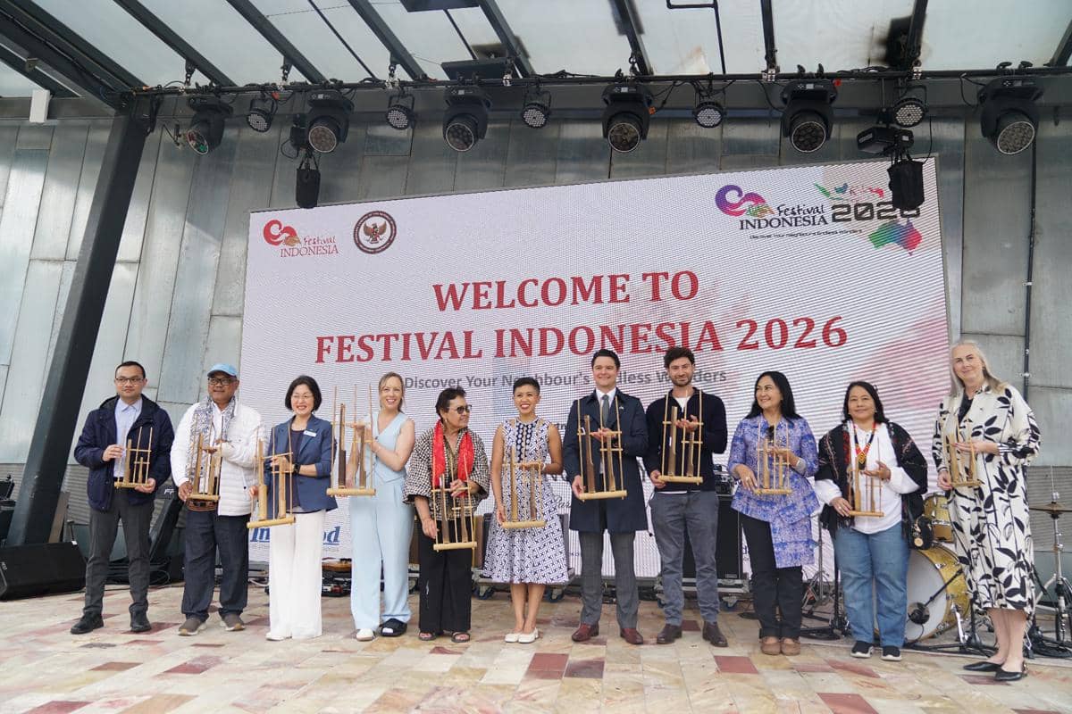 Festival Indonesia 2026 digelar di Federation Square, Melbourne, Australia, Sabtu (24/10/2026). Dok. KJRI Melbourne