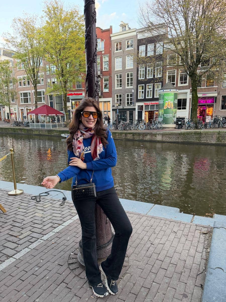 Carissa Puteri berlibur di Amsterdam