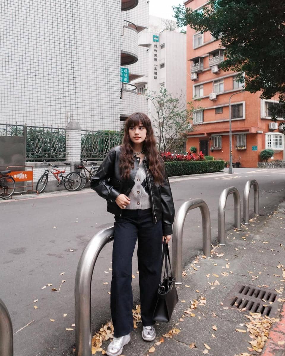 referensi outfit kuliah ala Audi Marissa