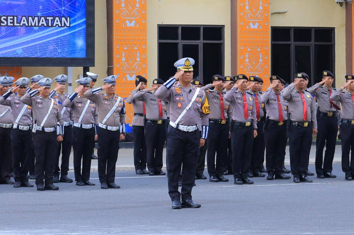 Apel gelar pasukan Operasi Patuh Krakatau 2026 Polda Lampung