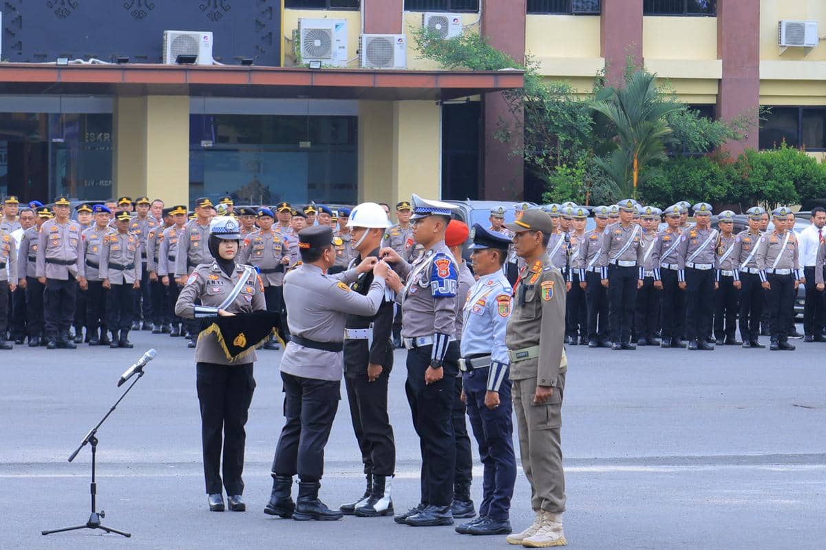 Apel gelar pasukan Operasi Patuh Krakatau 2026 Polda Lampung