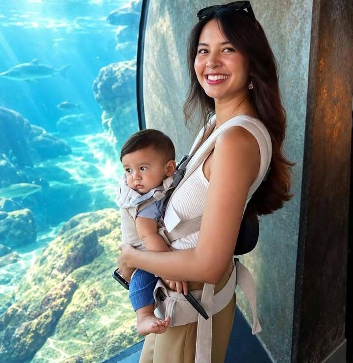 Aurelie Moeremans ajak anak jalan-jalan ke Aquarium of the Pacific