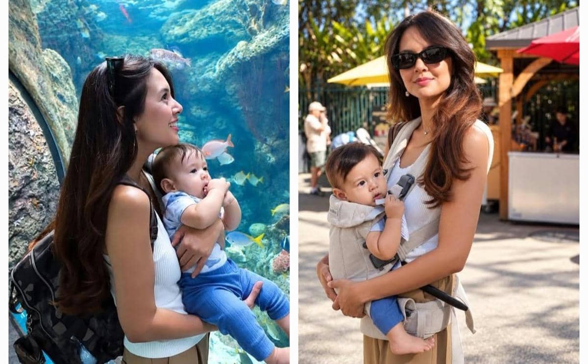Aurelie Moeremans Ajak Anak Jalan-jalan ke Aquarium of the Pacific