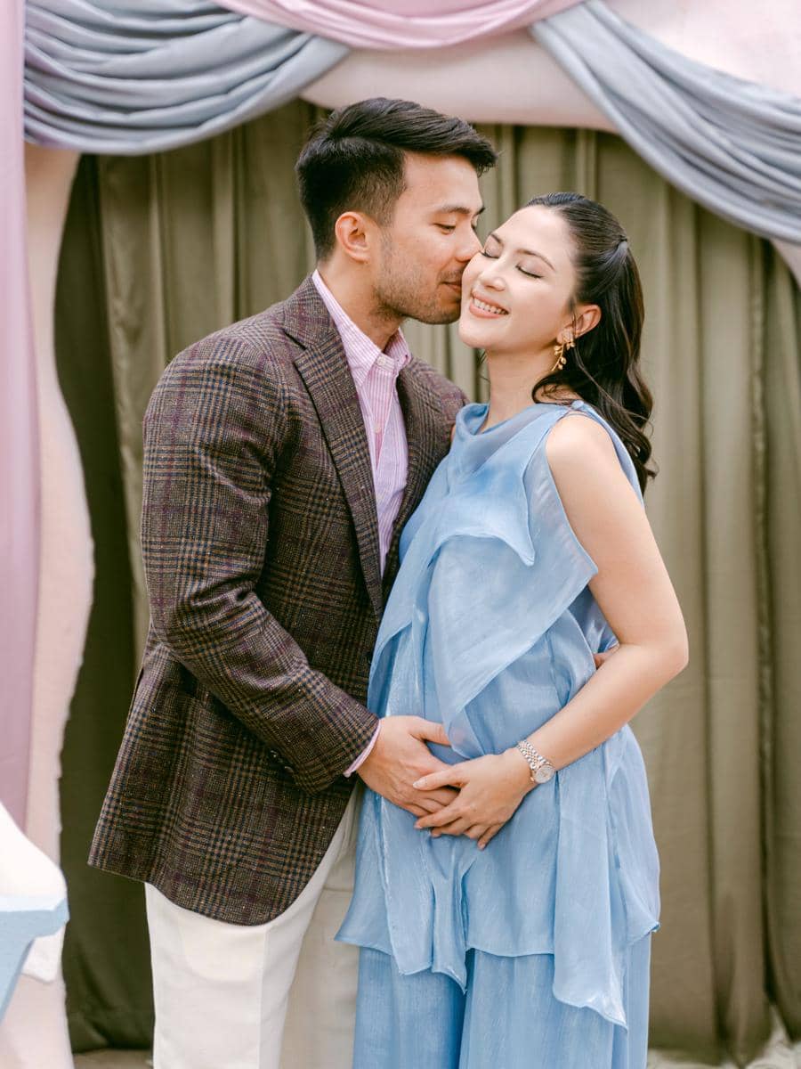 Jessica Mila dalam momen gender reveal kehamilan keduanya yang dibagikan melalui akun Instagram pribadi.