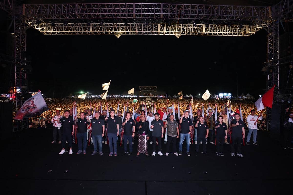 Peserta komunitas sepeda motor Honda berkumpul dalam gelaran Honda Bikers Day, agenda tahunan yang berlangsung sejak 2009.