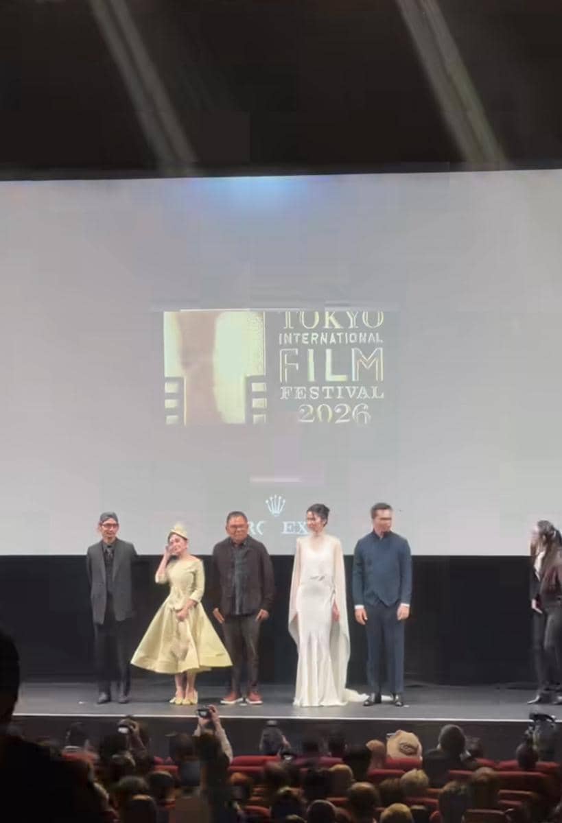 Detail Look Tissa Biani dan Laura Basuki di Tokyo Film Festival (instagram.com/alitabiani)