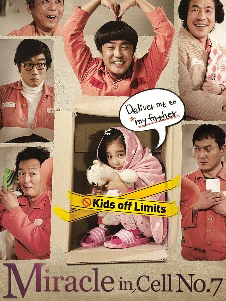 Materi visual bertajuk Miracle in Cell No. 7, dengan keterangan sumber dokumentasi IMDb pada caption.