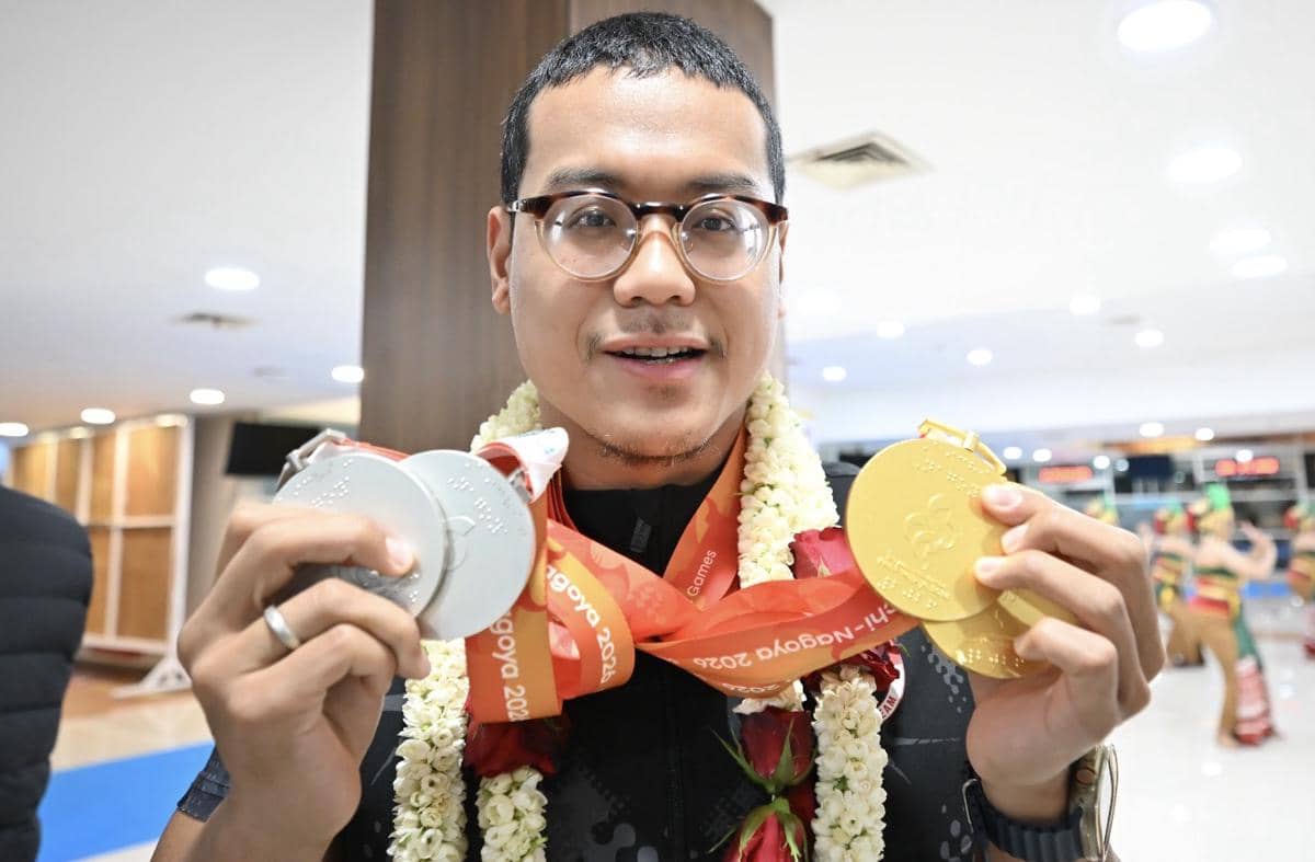 Lampaui Target, Indonesia Bawa Pulang 15 Emas dari Asian Para Games