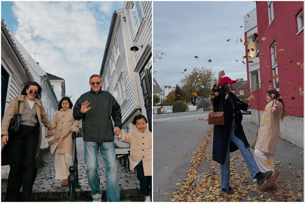 Alice Norin dan Keluarga Liburan di Kota Stavanger, Norwegia, Happy!