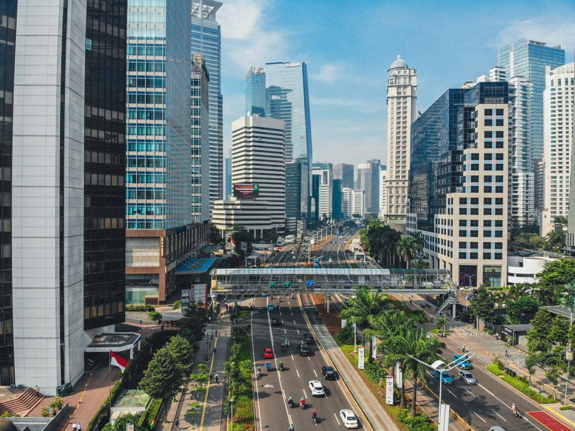 ilustrasi suasana di Jakarta