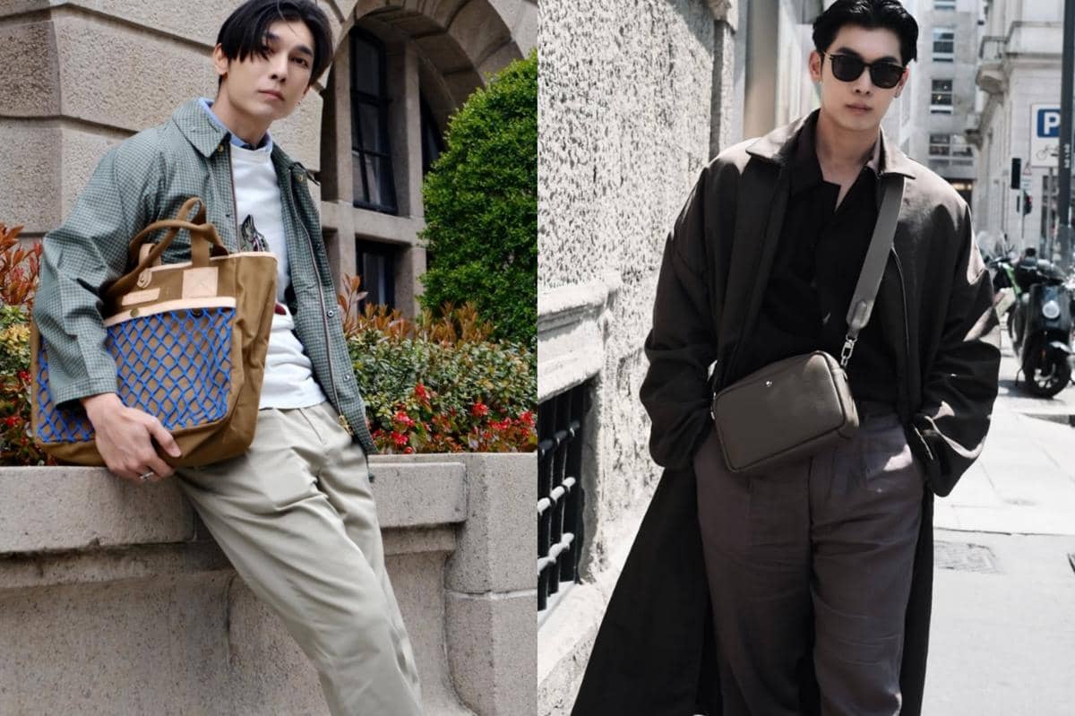 7 Ide Outfit Liburan ke Luar Negeri ala Mew Suppasit, Fashionable!