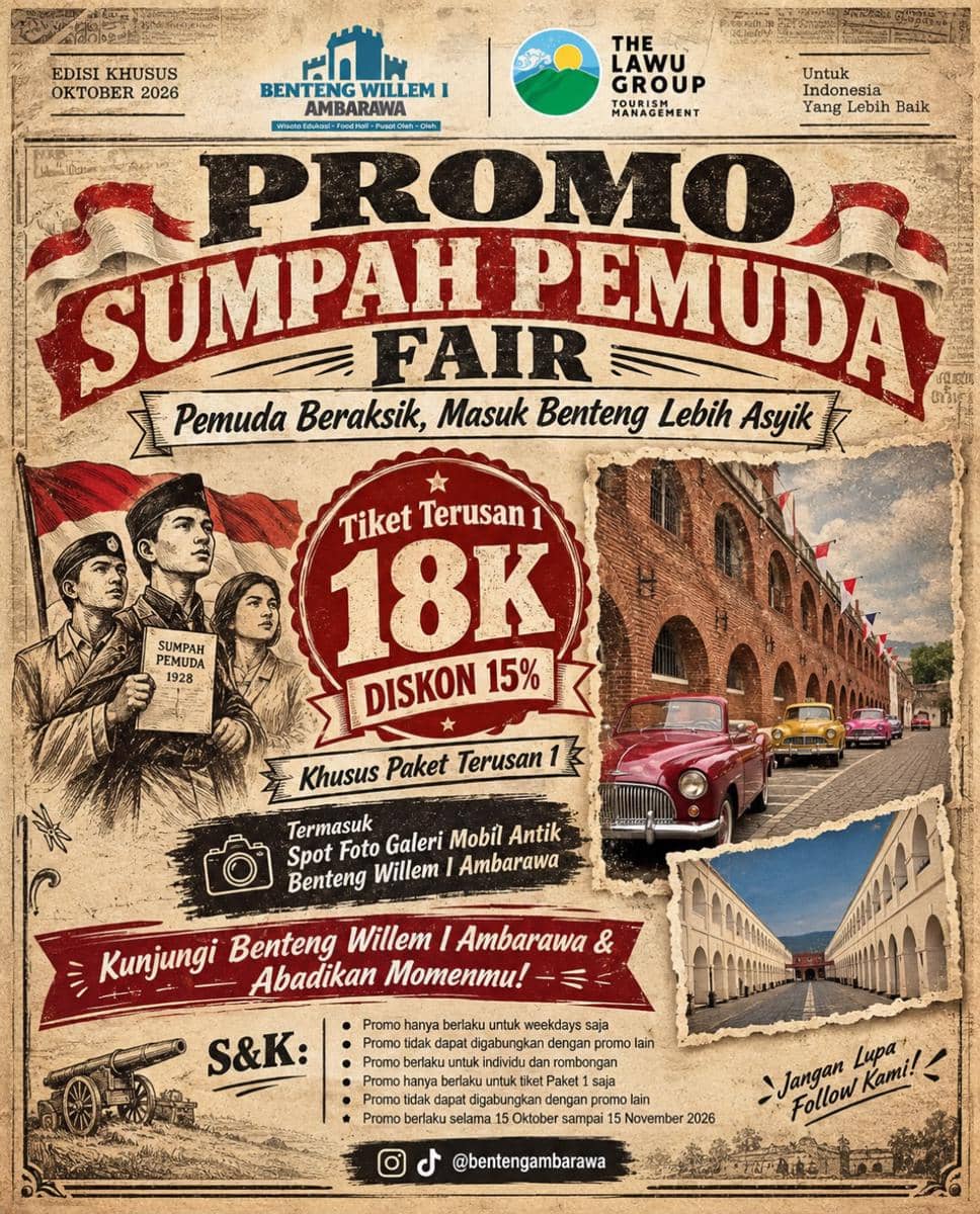 Promo Sumpah Pemuda 2026 kategori hiburan
