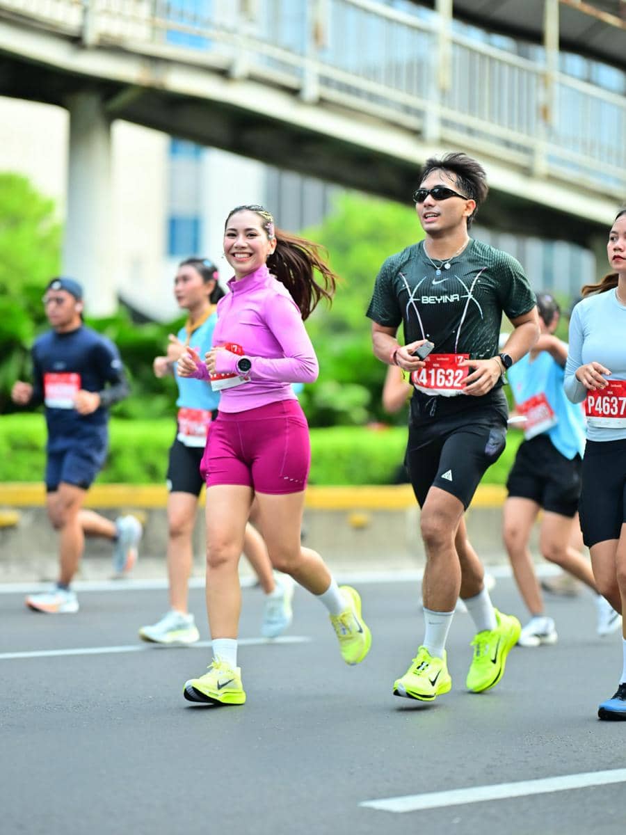 Abel Cantika raih PB saat lari 10K di Jakarta Running Festival 2026