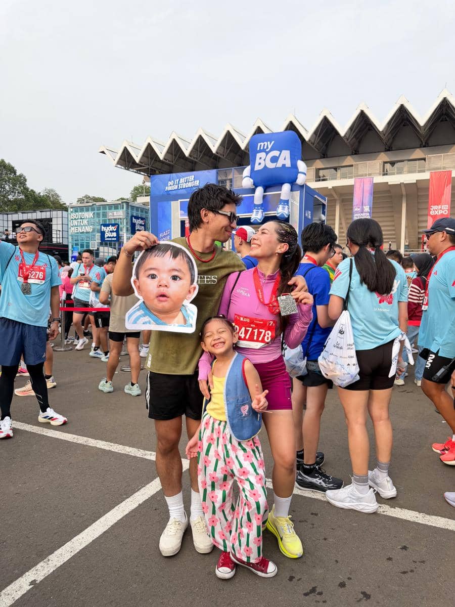 Abel Cantika raih PB saat lari 10K di Jakarta Running Festival 2026