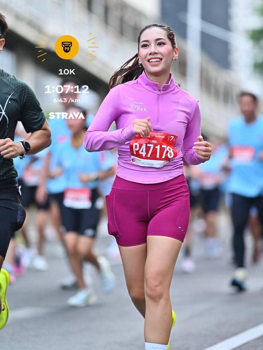 Abel Cantika raih PB saat lari 10K di Jakarta Running Festival 2026