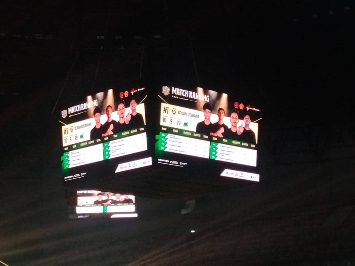 Suasana penutupan Piala Panglima TNI Esports Championship 2026 setelah rangkaian turnamen tuntas terlaksana.