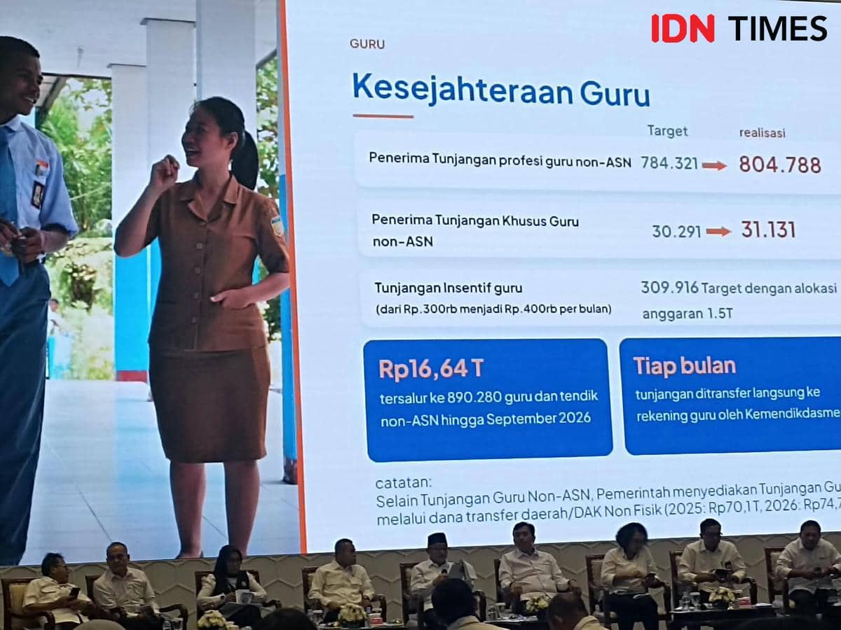 Cek Rekening! Mendikdasmen: Tunjangan Guru Non-ASN Cair Hari Ini