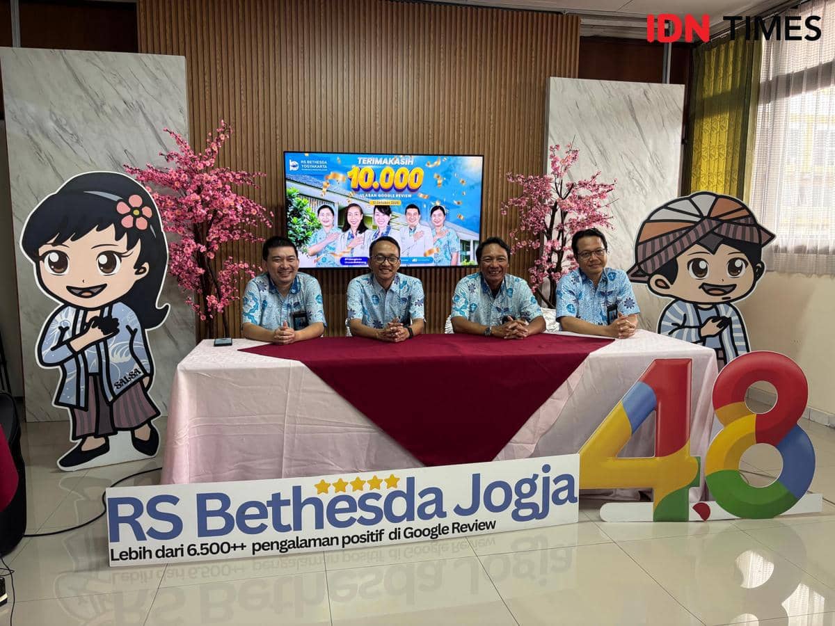 Jumpa pers Rumah Sakit (RS) Bethesda Yogyakarta, Senin (26/10/2026). (IDN Times/Herlambang Jati Kusumo)