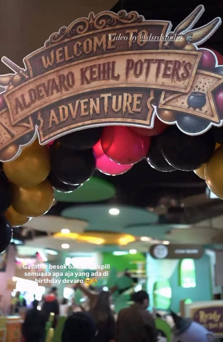 Dekorasi ultah bertem Harry Potter
