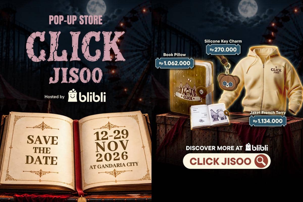 Pop Up Store Click Jisoo Bakal Ada di Jakarta, Apa Aja Produknya?