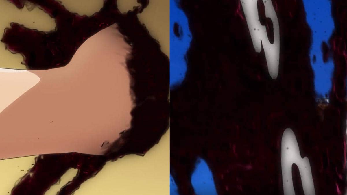 Kazui menghancurkan sisa kekuatan Yhwach dalam adegan dari anime Bleach: Thousand-Year Blood War Part 4.