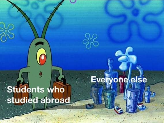 meme SpongeBob tentang murid