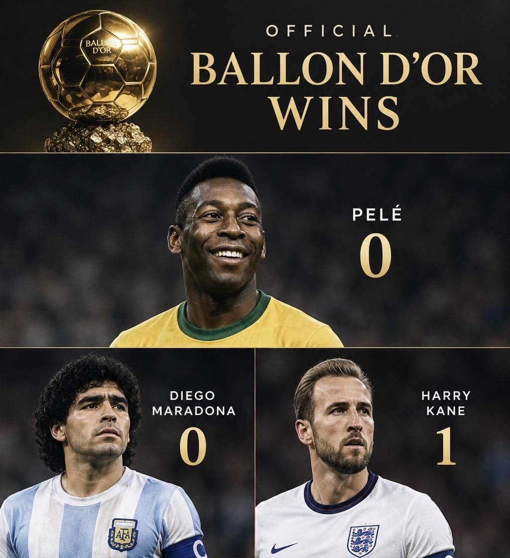 meme Harry Kane menang Ballon d'Or