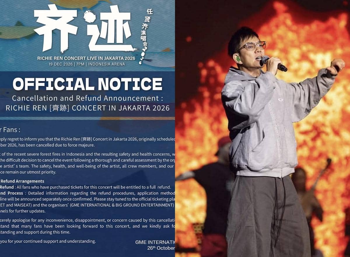 Konser Richie Ren di Jakarta 2026 Dibatalkan, Kenapa?