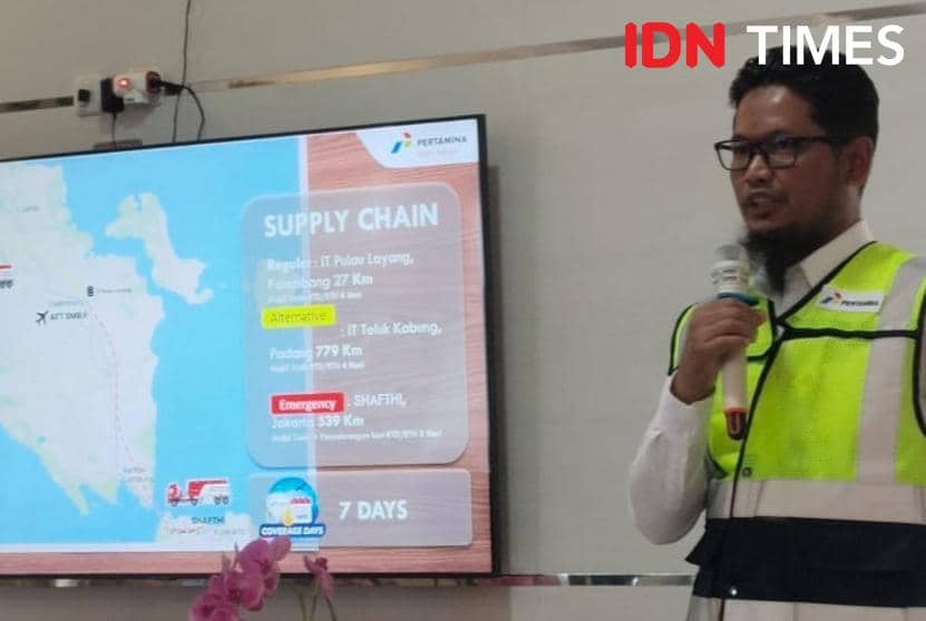 AFT Manager SMB II Palembang, Markani, dalam potret dokumentasi oleh IDN Times Feny Maulia Agustin.