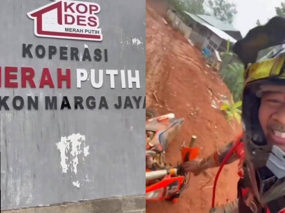 Rekaman video bangunan kopdes merah putih di jalur Trabas Pekon Marga Jaya, Kecamatan Pagar Dewa, Kabupaten Lampung Barat