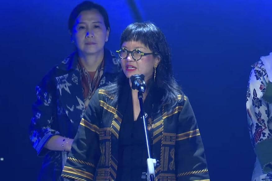 Wakil Menteri Pendidikan Tinggi, Sains, dan Teknologi Stella Christie berbicara dalam acara WCCE melalui YouTube.
