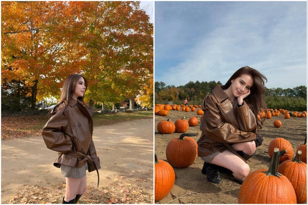 Agatha Chelsea Liburan Musim Gugur di New Hampshire, Enjoy!