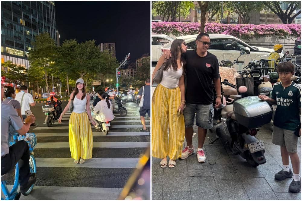 Nia Ramadhani dan Keluarga Liburan di China, Happy!