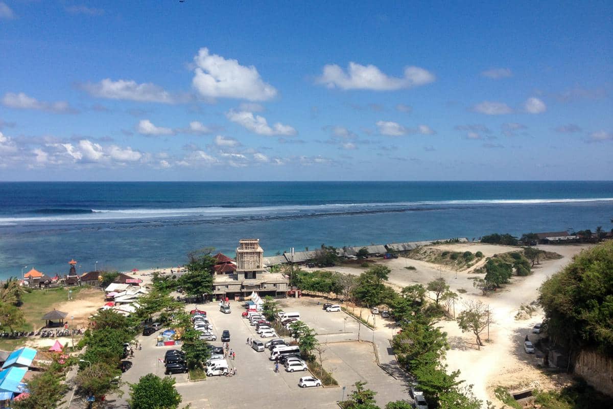 suasana di Pantai Melasti (dok.pribadi/Natalia Indah)