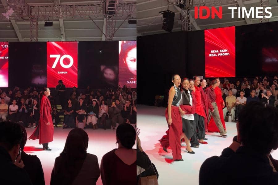 'POND’S Age Miracle Runway' di Jakarta Fashion Week (JFW) 2027 pada Senin (26/10/2026), City Hall Pondok Indah Mall 3, Jakarta Selatan (IDN 