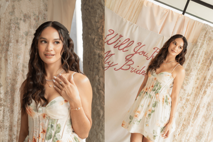 Gaya Hana Malasan di Acara Bridal Shower, Cute nan Feminin!