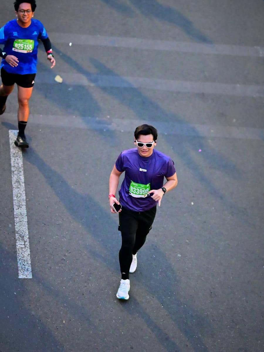 Natta Reza sukses mencapai virgin half marathon di JRF 2026
