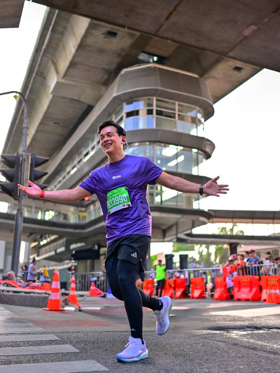 Natta Reza sukses mencapai virgin half marathon di JRF 2026