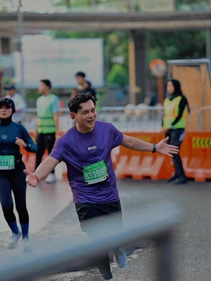 Natta Reza sukses mencapai virgin half marathon di JRF 2026