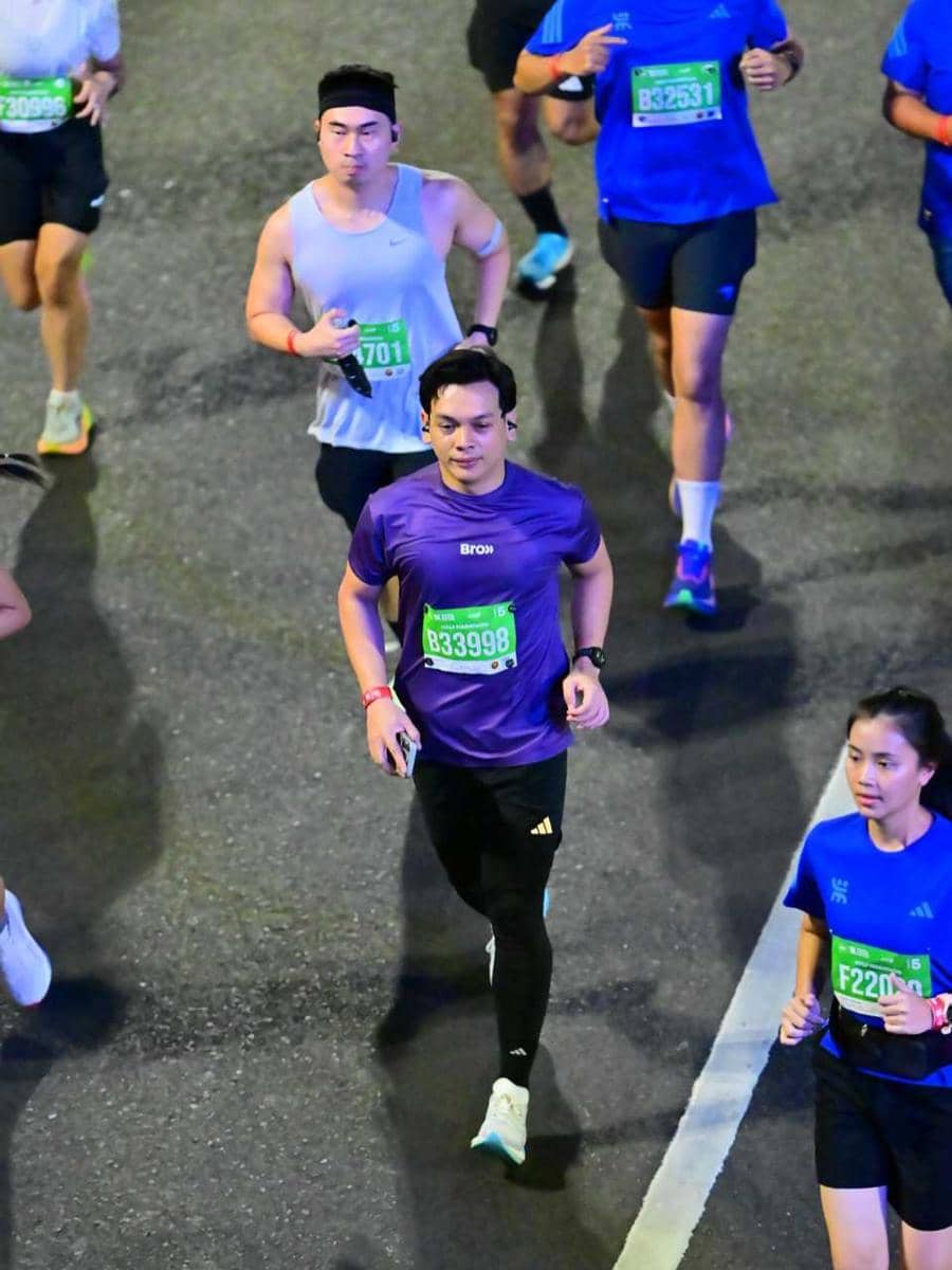 Natta Reza sukses mencapai virgin half marathon di JRF 2026