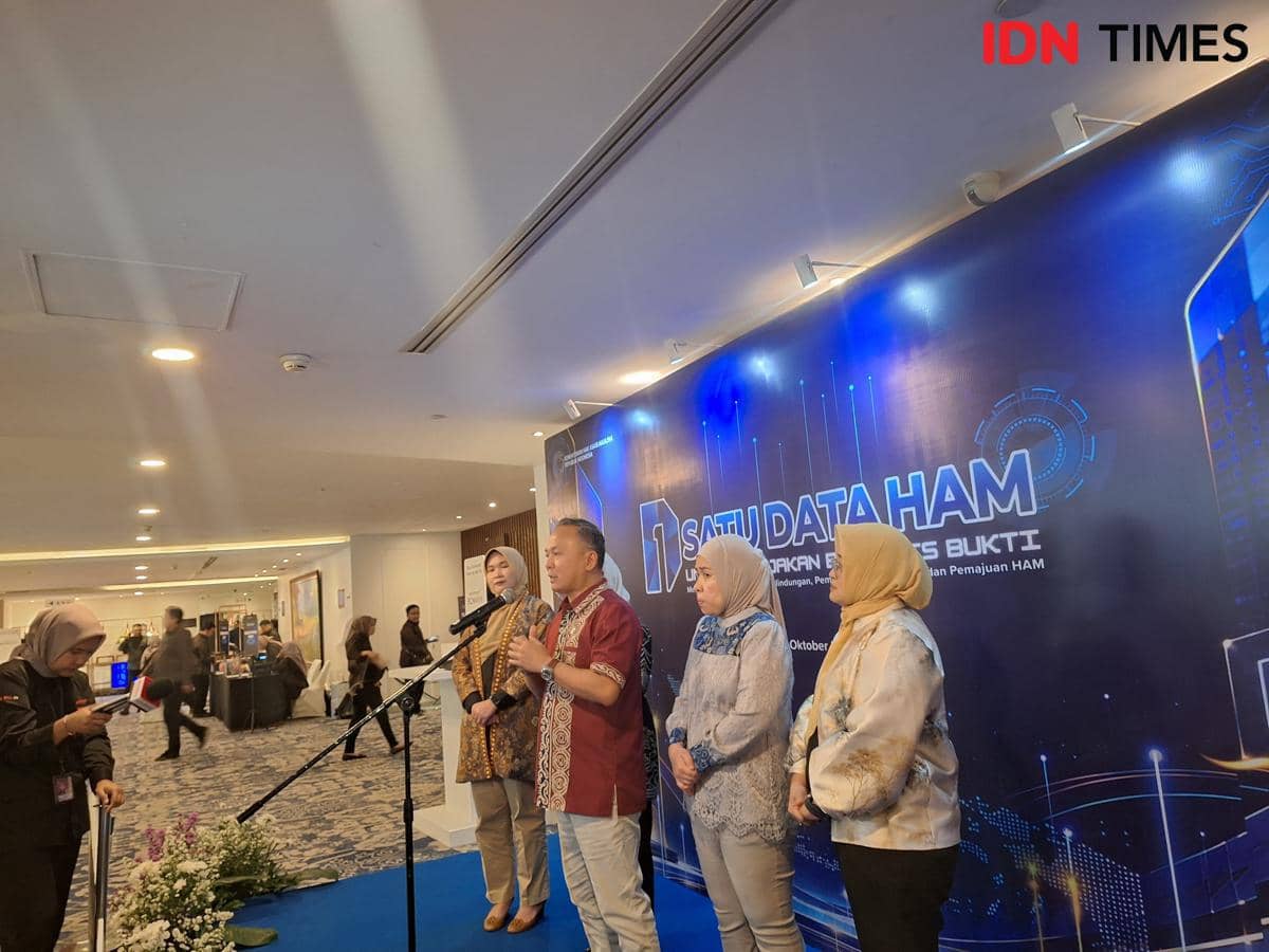 Publikasi Satu Data HAM Tahun 2026 oleh Kementerian HAM, di Jakarta, Selasa (27/10/2026).