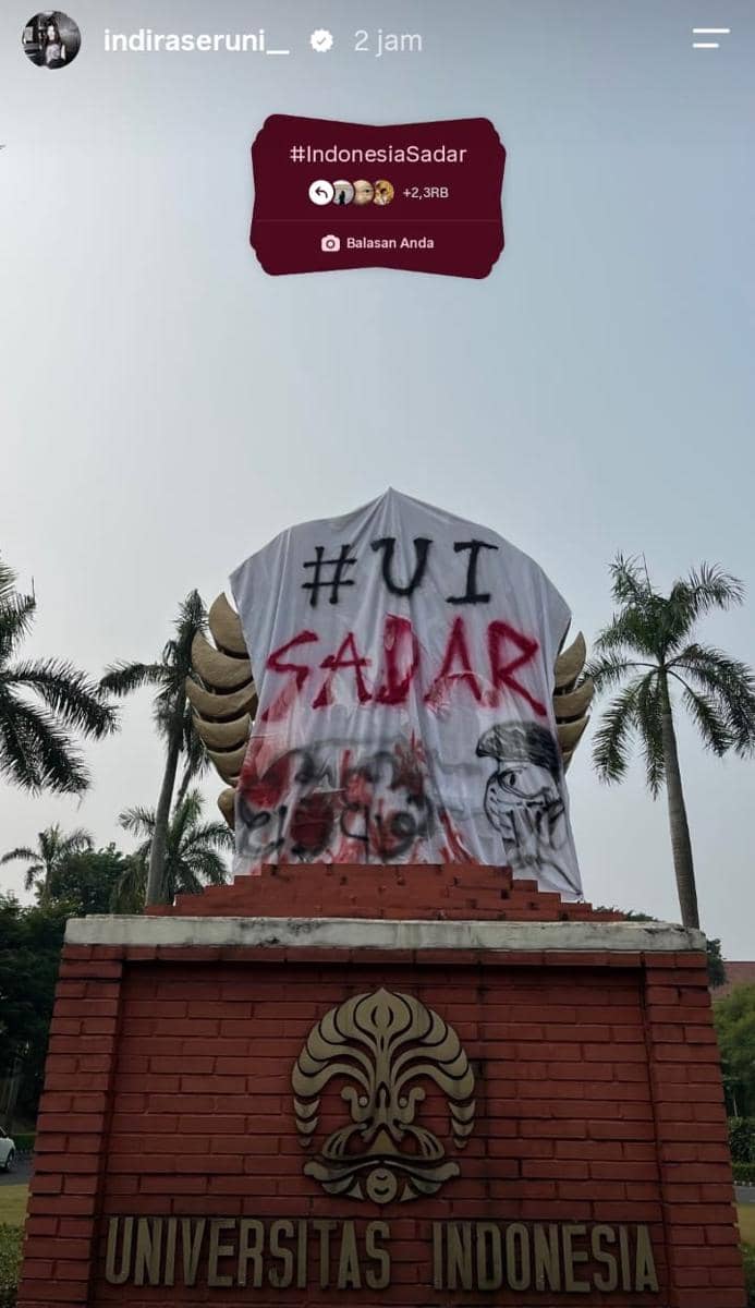 Indira Seruni dukung aksi demo 28 Oktober 2026 di media sosial