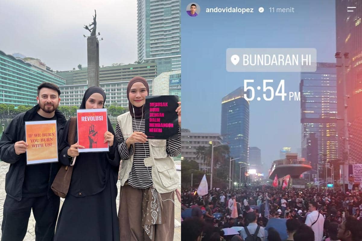 Deretan Artis Indonesia yang Turun Langsung Ikut Aksi Demo di Bundaran HI