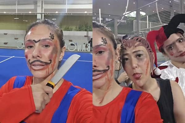 Momen Wulan Guritno Rayakan Halloween 2026 di Lapangan Padel